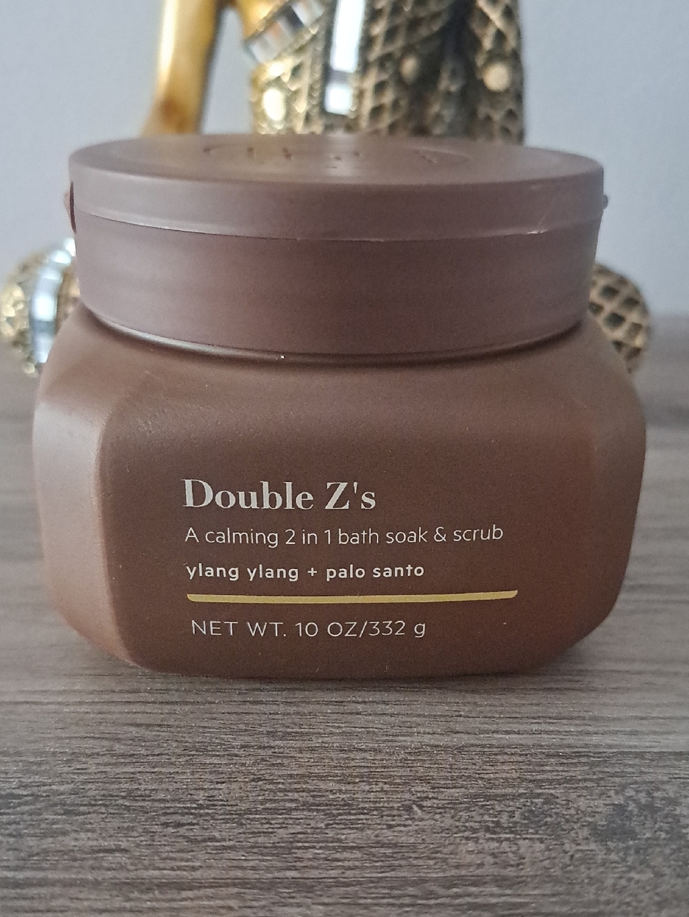Double Z's Ylang Ylang + Palo Santo Bath Soak & Scrub - Brown